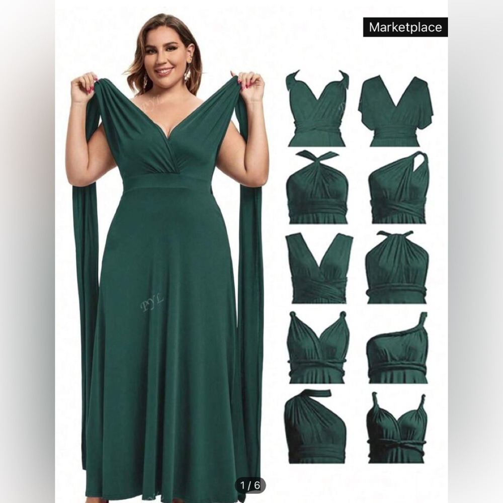 Dark Green Dress for Christmas!